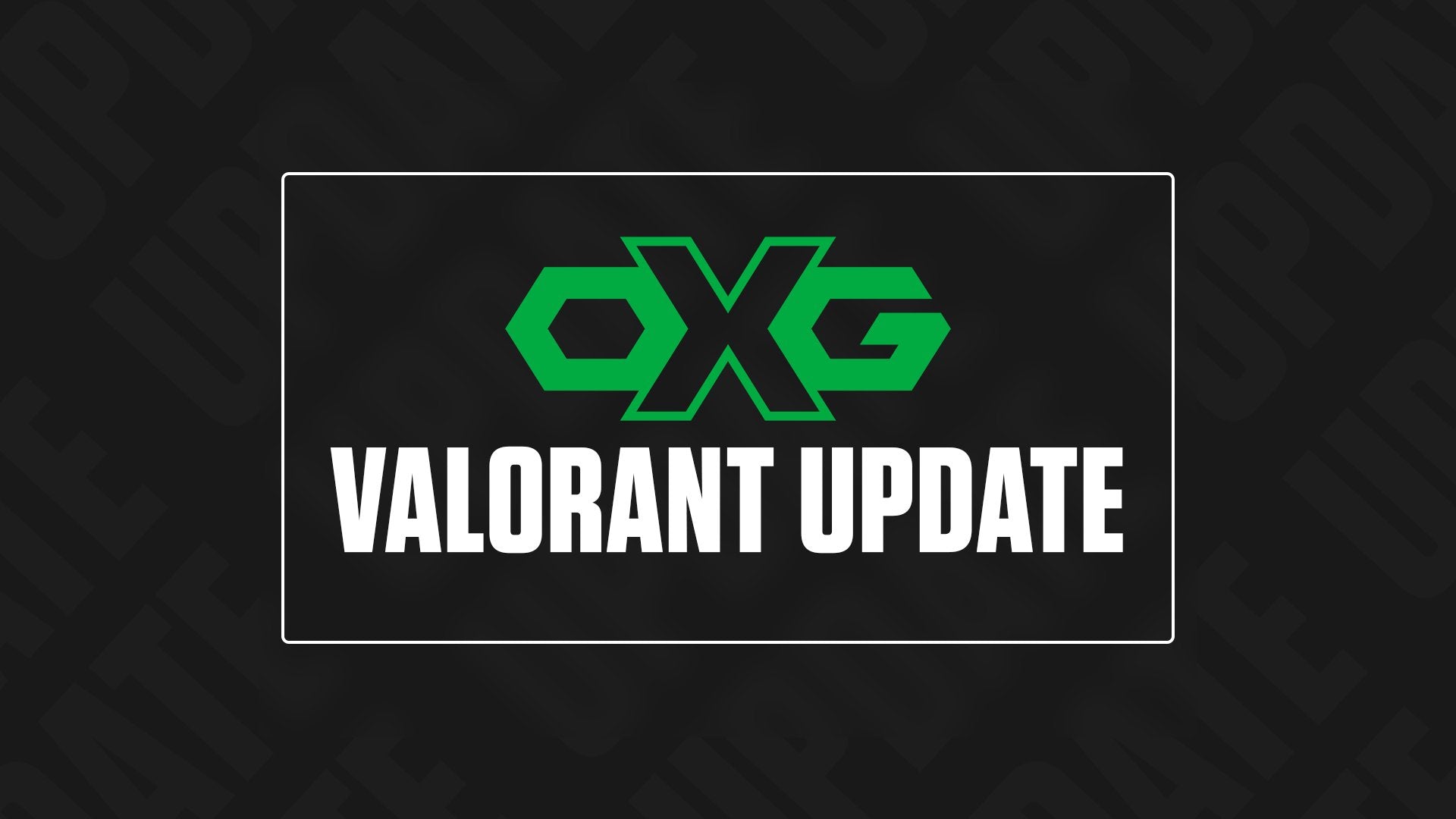 VALORANT ROSTER UPDATE